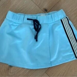Light Blue UrbanOutfitters Skirt with navy Stripes
